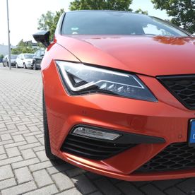 Seat Design Dekor Wrapping Cupra Orange Front Awesome Orange